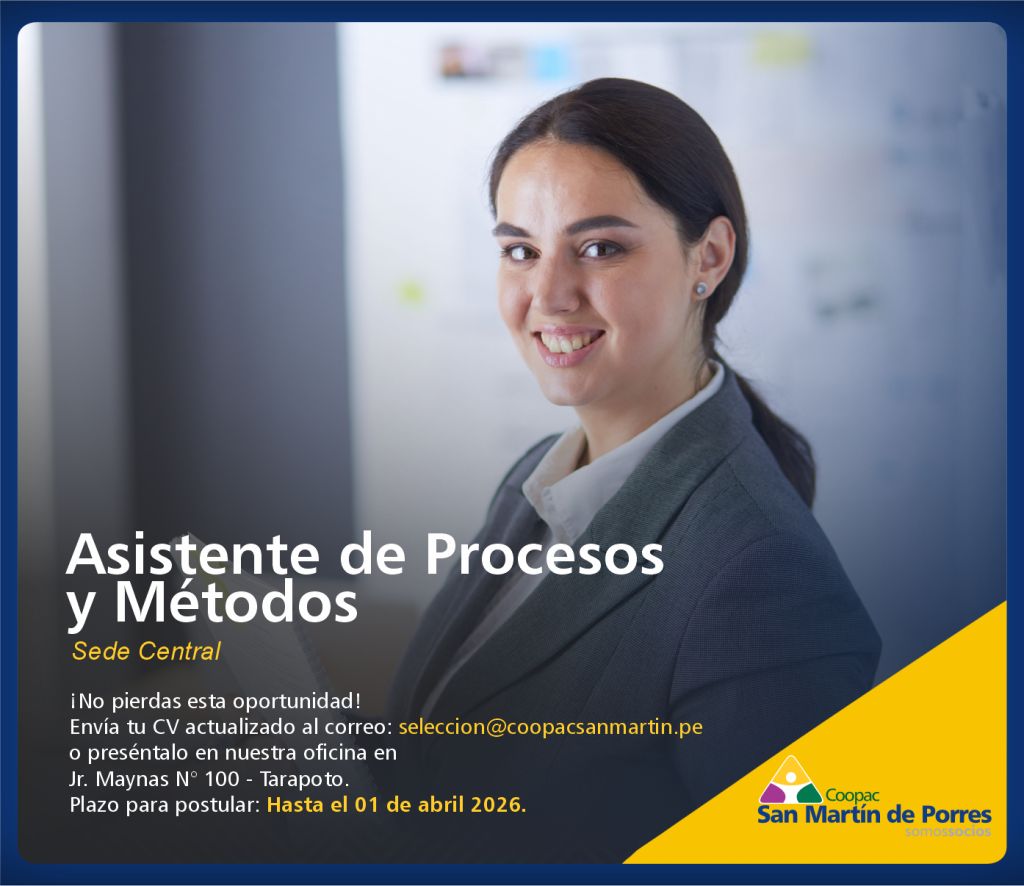 CONVOCATORIA DE PERSONAL N° 009-2026-JGTH-CACSMP