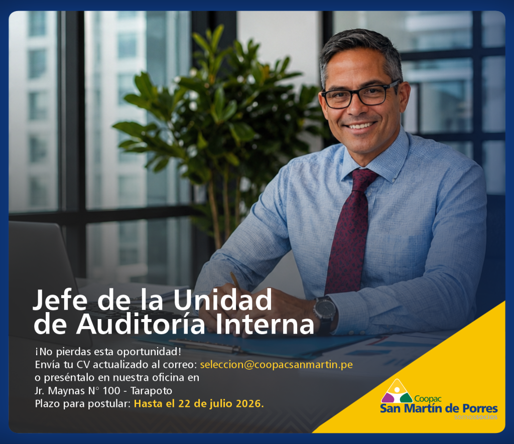 CONVOCATORIA DE PERSONAL N° 016-2026-JGTH-CACSMP